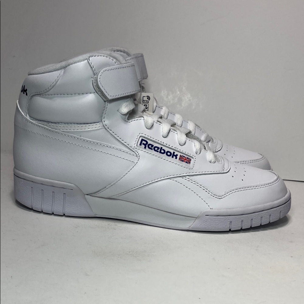 Reebok Ex-O-Fit Men's Classic White High-Top Sneakers US Size 7 - New